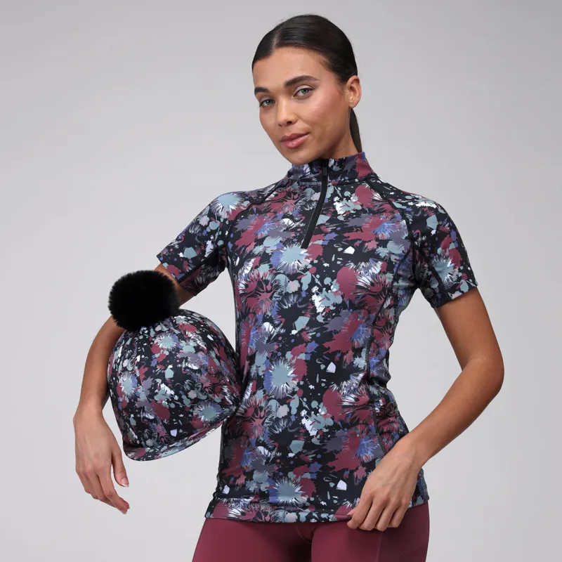 Aubrion React Short Sleeve Base Layer in Abstract